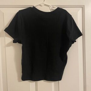HOLLISTER cotton baby mini tee size-XS color-black
